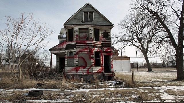 Derelict house, Detroit